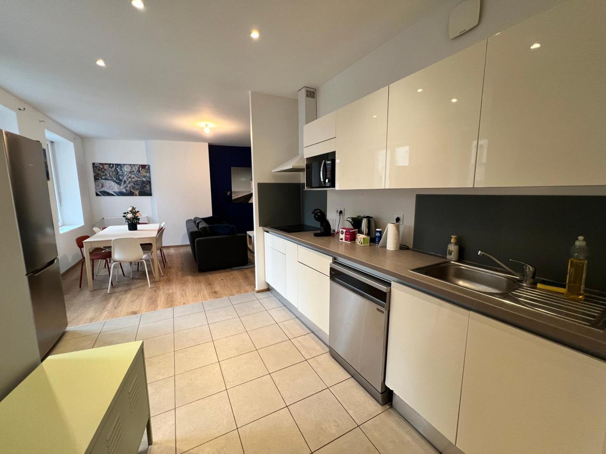 24 Chic & Cosy Grand Appart 88M2 Parking Gratuit Hypercentre Netflix Сент Етиен Екстериор снимка