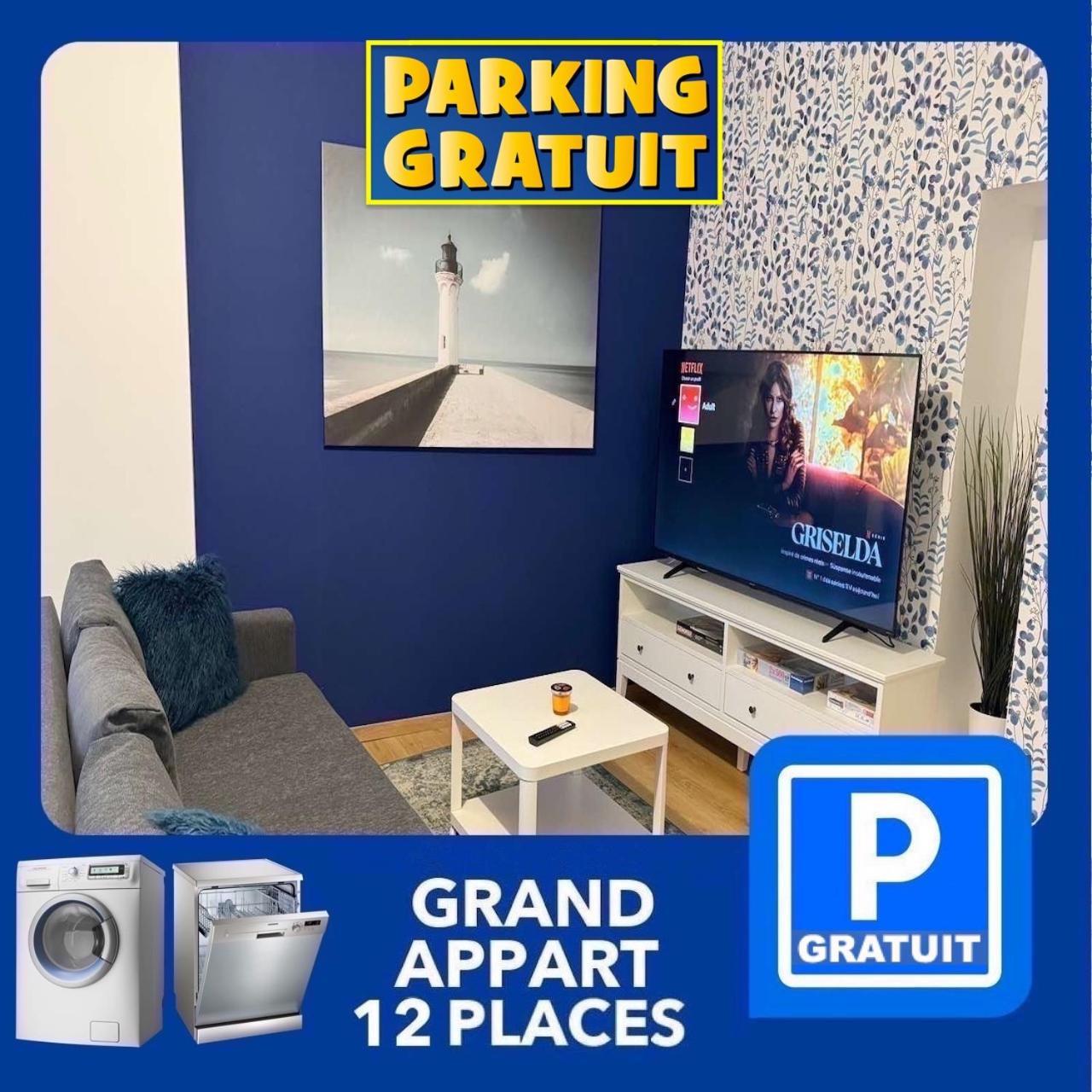 24 Chic & Cosy Grand Appart 88M2 Parking Gratuit Hypercentre Netflix Сент Етиен Екстериор снимка